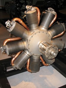 Le Rhône 9J 110 hp engine as in Sturrocks plane