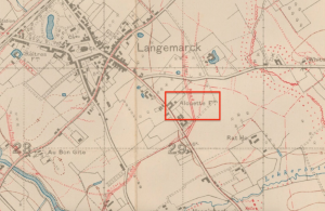Alouette Farm, on the July 1917 map